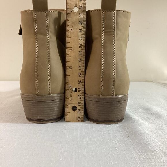 Jeossy Tan Ankle Boots Size 9.5 - Picture 4 of 8